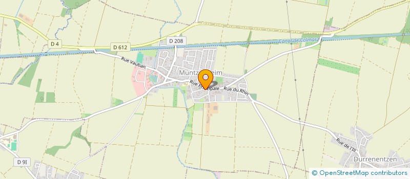 localisation de l'entreprise MADAME CAMILLE PETERSCHMITT  MUNTZENHEIM