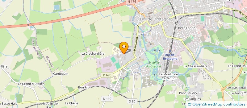 localisation de l'entreprise MADAME CAMILLE PETIT à DOL-DE-BRETAGNE