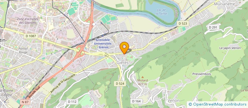 localisation de l'entreprise MADAME CAMILLE PETIT  GIERES