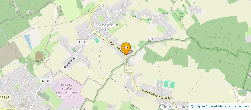 localisation de l'entreprise MADAME CAMILLE PETIT  MONCHEAUX