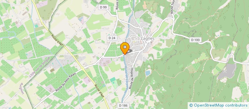 localisation de l'entreprise MADAME CAMILLE PEYREROL  LAGNES