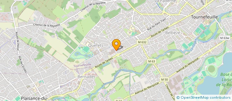 localisation de l'entreprise MADAME CAMILLE PEYRET  TOURNEFEUILLE