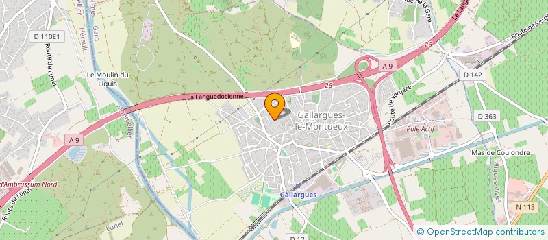 localisation de l'entreprise MADAME CAMILLE PEYTAVIN  GALLARGUES-LE-MONTUEUX