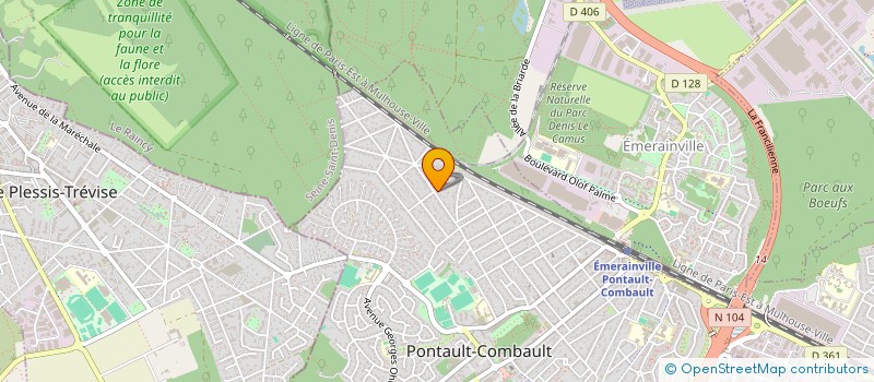 localisation de l'entreprise MADAME CAMILLE PEZERON à PONTAULT-COMBAULT