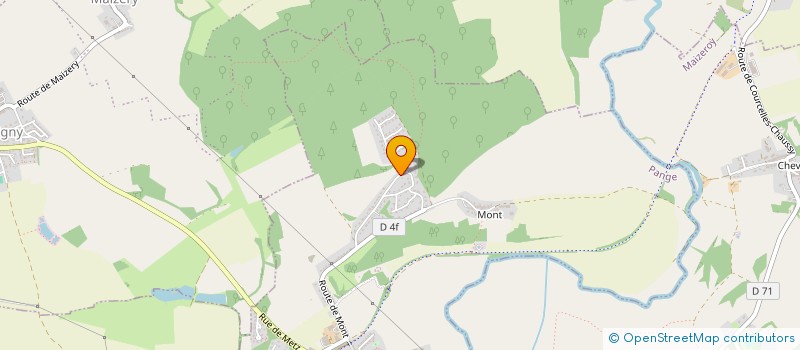 localisation de l'entreprise MADAME CAMILLE PFORTNER  PANGE