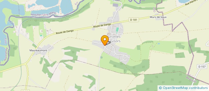 localisation de l'entreprise MADAME CAMILLE PICAULT  COURCELLES-LES-GISORS