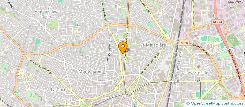 localisation de l'entreprise MADAME CAMILLE PICHON  DIJON