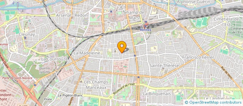 localisation de l'entreprise MADAME CAMILLE PIERRON  RENNES