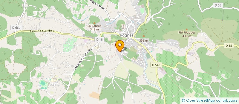 localisation de l'entreprise MADAME CAMILLE PIN  ROGNES