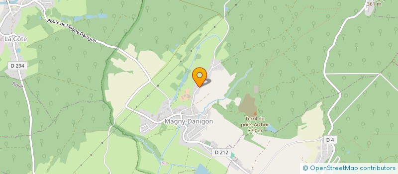 localisation de l'entreprise MADAME CAMILLE PIN  MAGNY-DANIGON