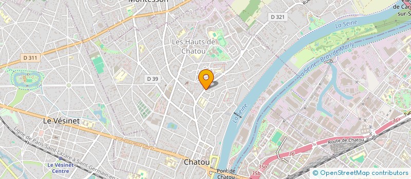 localisation de l'entreprise MADAME CAMILLE PINETTE à CHATOU