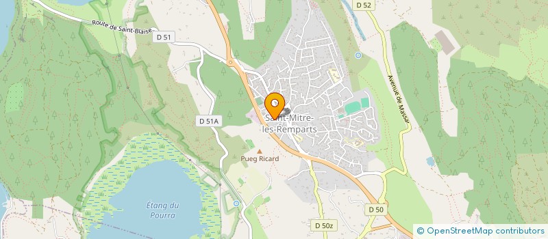 localisation de l'entreprise MADAME CAMILLE PINSON  SAINT-MITRE-LES-REMPARTS