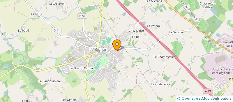 localisation de l'entreprise MADAME CAMILLE PINSON  LA PLANCHE