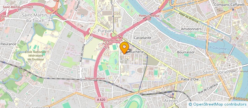 localisation de l'entreprise MADAME CAMILLE PIQUET  TOULOUSE