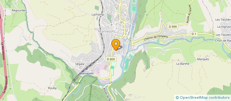 localisation de l'entreprise MADAME CAMILLE PISTRE  MARVEJOLS