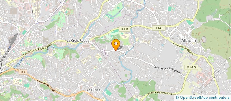 localisation de l'entreprise MADAME CAMILLE PITTAU  ALLAUCH