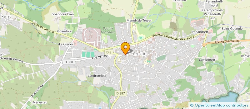 localisation de l'entreprise MADAME CAMILLE PITTIE à LANVEOC