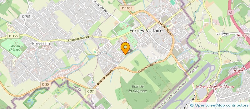 localisation de l'entreprise MADAME CAMILLE PLANCHAIS à FERNEY-VOLTAIRE