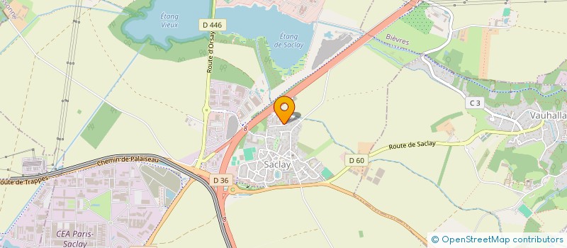 localisation de l'entreprise MADAME CAMILLE PLANCHENOT  SACLAY