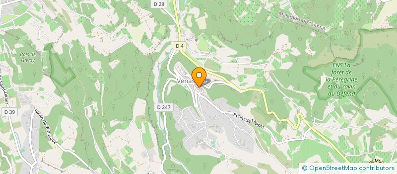 localisation de l'entreprise MADAME CAMILLE PLANCHOT  VENASQUE