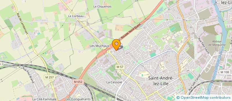 localisation de l'entreprise MADAME CAMILLE PLANCKE  SAINT-ANDRE-LEZ-LILLE