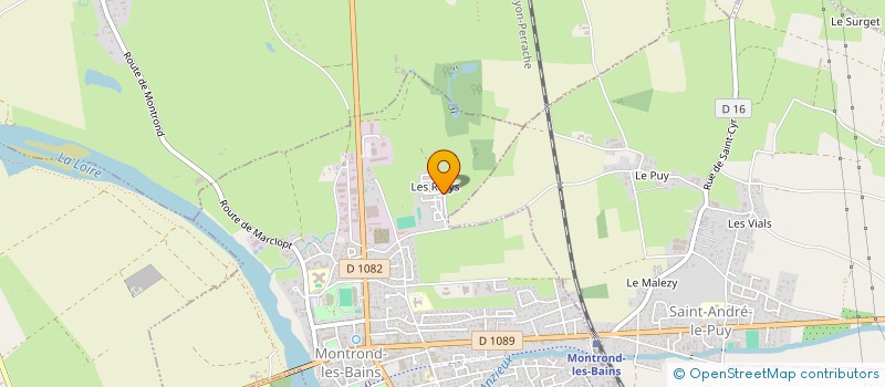 localisation de l'entreprise MADAME CAMILLE PLATHEY  MONTROND-LES-BAINS