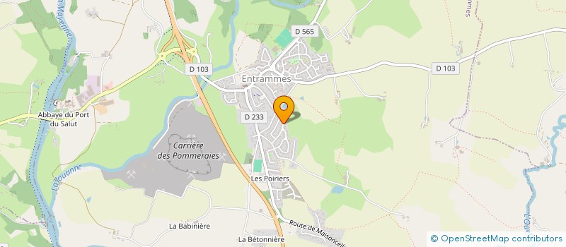 localisation de l'entreprise MADAME CAMILLE PLAYOUST  ENTRAMMES