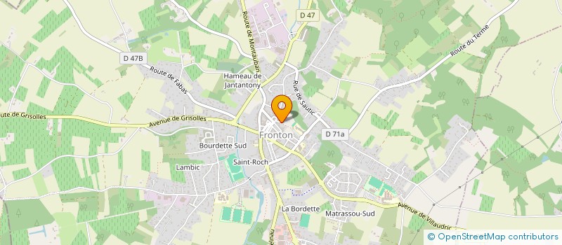 localisation de l'entreprise MADAME CAMILLE PLOQUIN  FRONTON