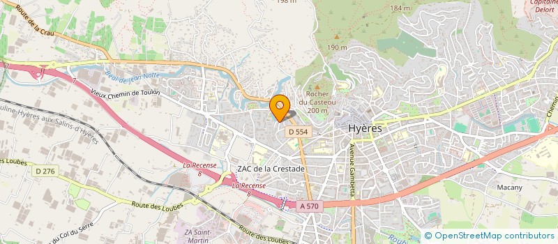 localisation de l'entreprise MADAME CAMILLE POIRIER  LA LONDE-LES-MAURES