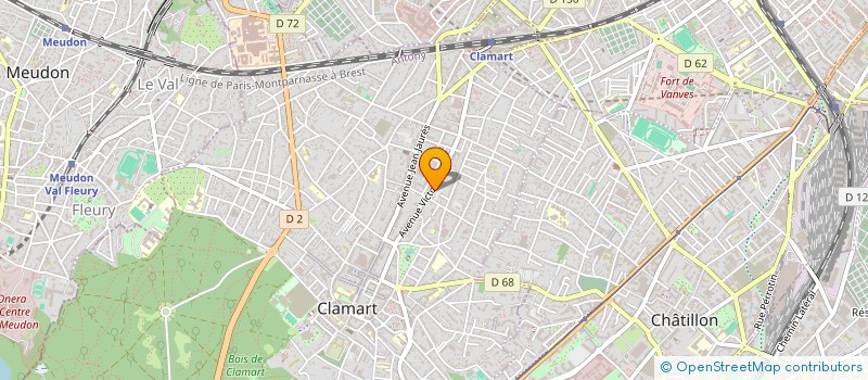 localisation de l'entreprise MADAME CAMILLE POIRIER à CLAMART