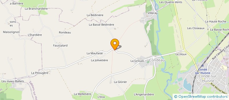 localisation de l'entreprise MADAME CAMILLE POISSON à SABLONS-SUR-HUISNE