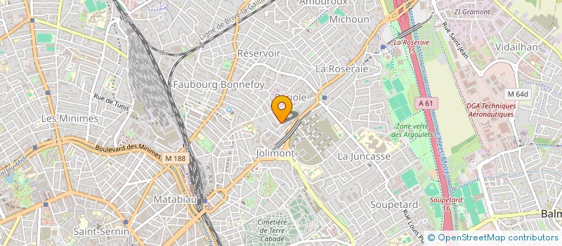 localisation de l'entreprise MADAME CAMILLE PONS  TOULOUSE