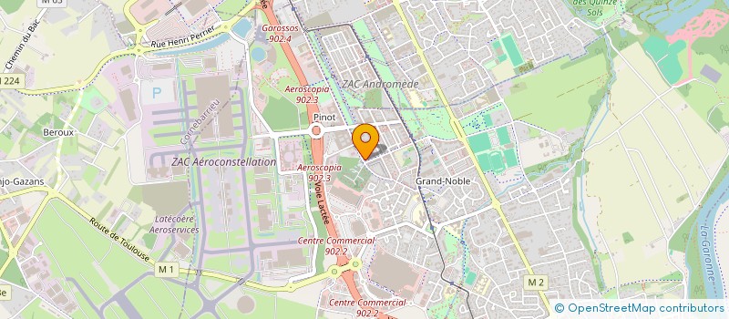 localisation de l'entreprise MADAME CAMILLE PONS  BLAGNAC