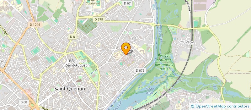 localisation de l'entreprise MADAME CAMILLE PORRELLO à SAINT-QUENTIN