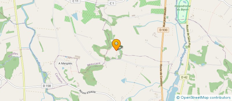 localisation de l'entreprise MADAME CAMILLE PORTAL  AYGUETINTE