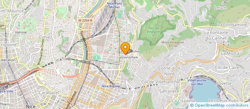 localisation de l'entreprise MADAME CAMILLE POSTEL  NICE