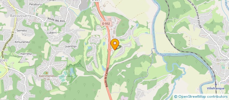 localisation de l'entreprise MADAME CAMILLE POTIER  BASSUSSARRY