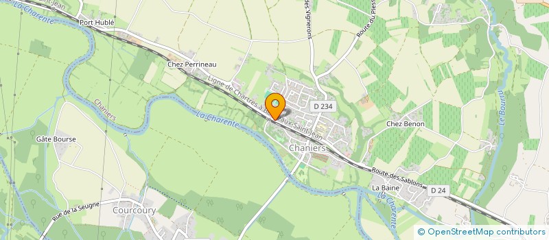 localisation de l'entreprise MADAME CAMILLE POUILLAUDE à CHANIERS