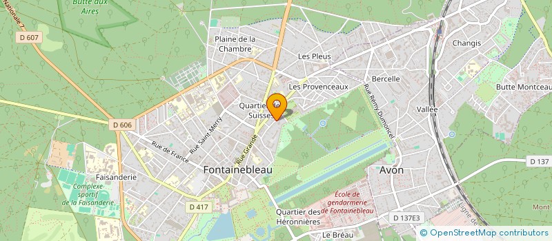 localisation de l'entreprise MADAME CAMILLE POULET  FONTAINEBLEAU