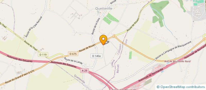 localisation de l'entreprise MADAME CAMILLE POULET  QUETTEVILLE