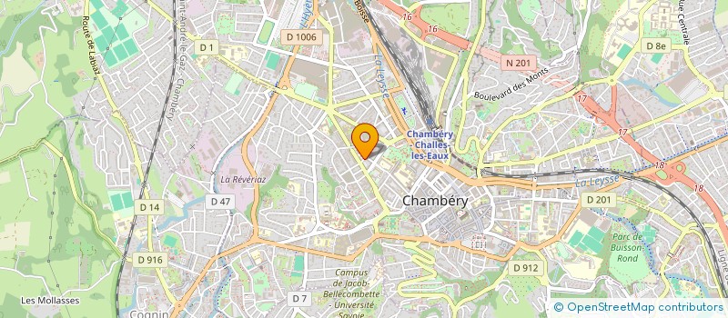 localisation de l'entreprise MADAME CAMILLE POULIQUEN  CHAMBERY