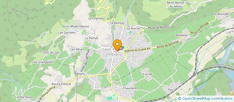 localisation de l'entreprise MADAME CAMILLE POULY  CHAMBERY