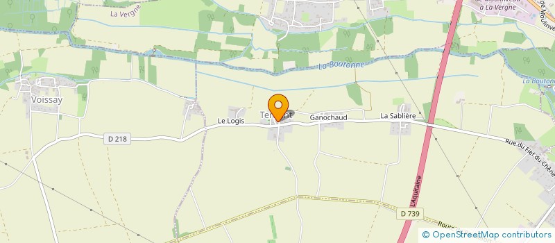 localisation de l'entreprise MADAME CAMILLE POUPARD  TERNANT