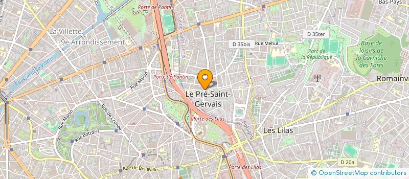 localisation de l'entreprise MADAME CAMILLE POYET à LE PRE-SAINT-GERVAIS