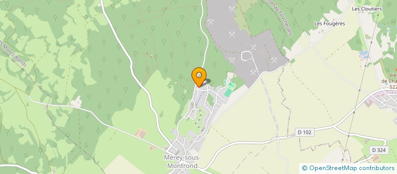 localisation de l'entreprise MADAME CAMILLE PREVAULT  LES MONTS-RONDS