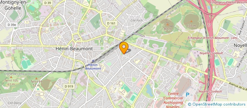 localisation de l'entreprise MADAME CAMILLE PREVOST à HENIN-BEAUMONT