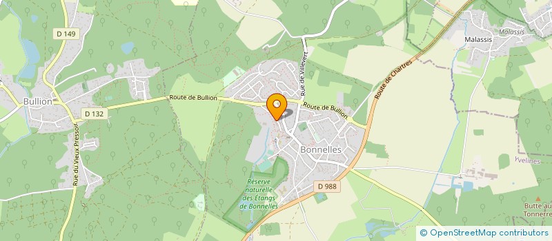 localisation de l'entreprise MADAME CAMILLE PRIVAT  BONNELLES