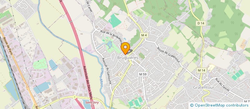 localisation de l'entreprise MADAME CAMILLE PROSPER  BRUGUIERES