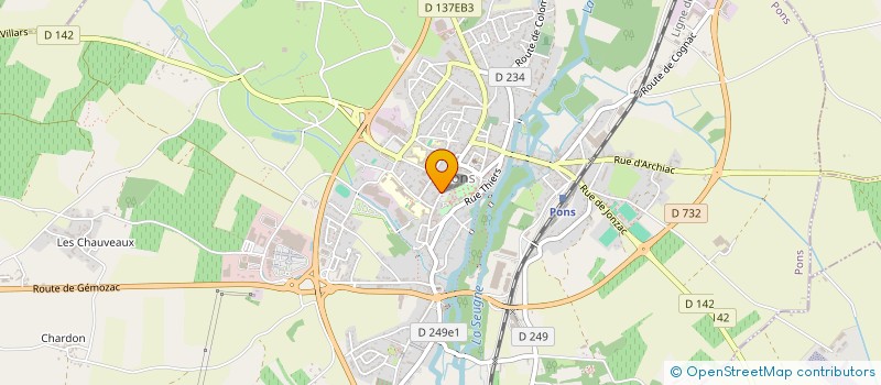 localisation de l'entreprise MADAME CAMILLE PROUST  PONS