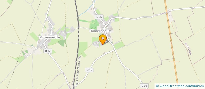 localisation de l'entreprise MADAME CAMILLE PROVILLE  HAMELINCOURT